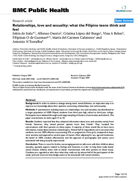 pinay teen porn|Relationships, love and sexuality: what the Filipino teens think .